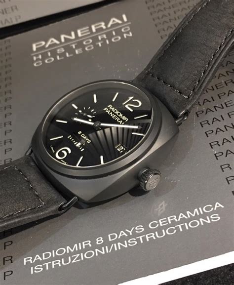 panerai 384|panerai radiomir ceramic dial.